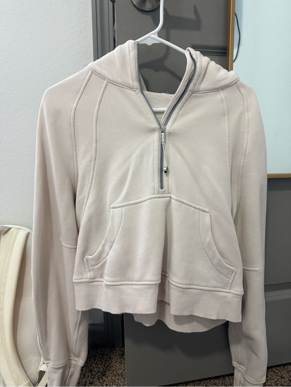 Lululemon Tan Scuba Half Zip